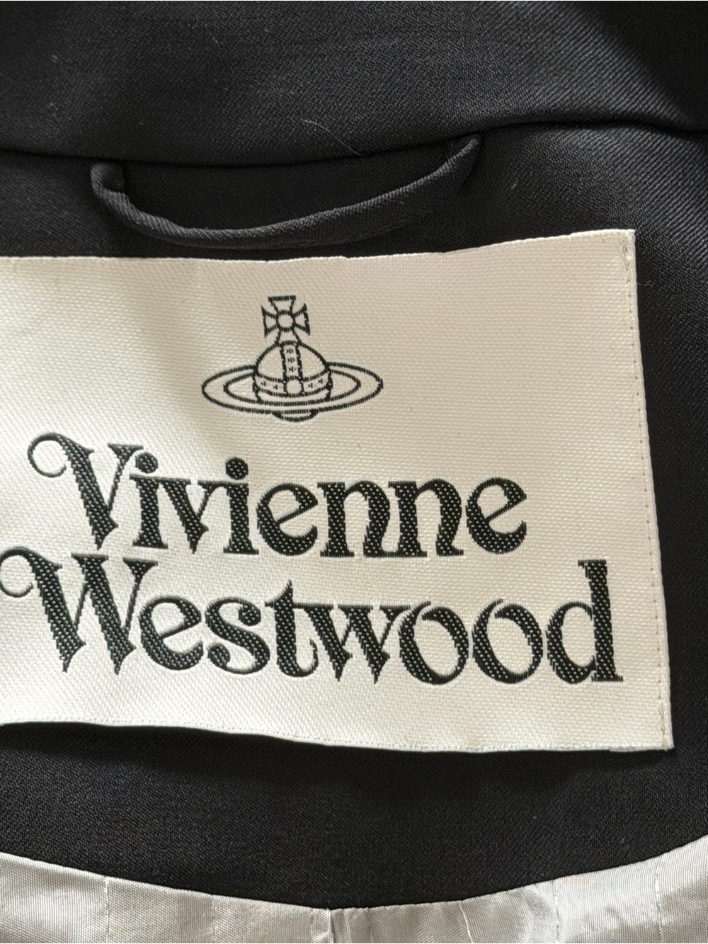 $1621 VIVIENNE WESTWOOD BLACK VIRGIN WOOL BOLERO CROPPED BLAZER JACKET SIZE 38 - Picture 7 of 9
